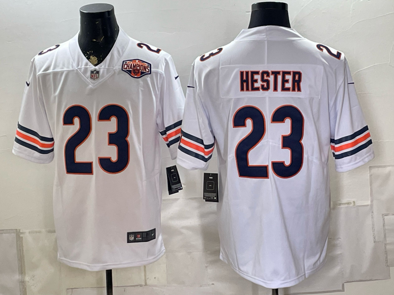 Men 2026 Chicago Bears #23 Hester white Nike Limited NFL Jersey 0903007->chicago bears->NFL Jersey